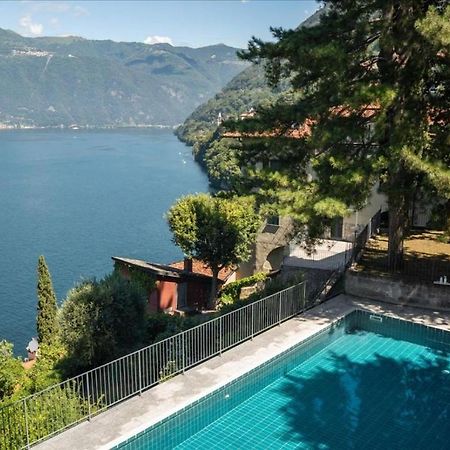 Apt With Terrace And Shared Pool! Lake View! Lägenhet Nesso Exteriör bild